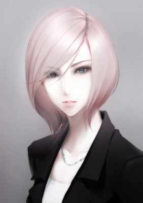 Anime Woman Short Hair X Wallpaper Teahub Io