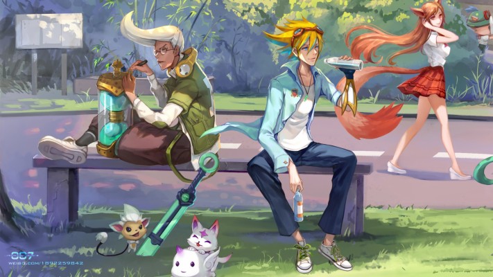 Guardian Ahri Ezreal Academy Ekko Teemo By Kusanagi Star Guardian