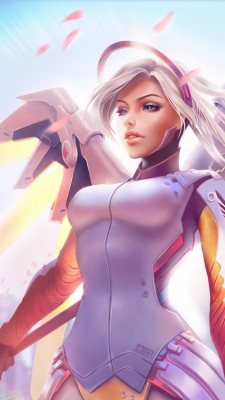 Overwatch Mercy Wallpaper Phone 1440x2560 Wallpaper Teahub Io