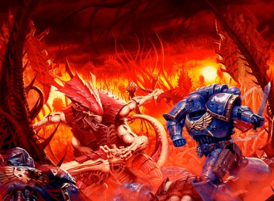 Warhammer 40k Tyranid Wallpaper Warhammer 40k Space Marine Vs