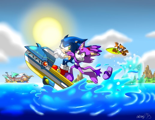 Summer Fun Wallpaper Sonic Rush Adventure Fan Art X