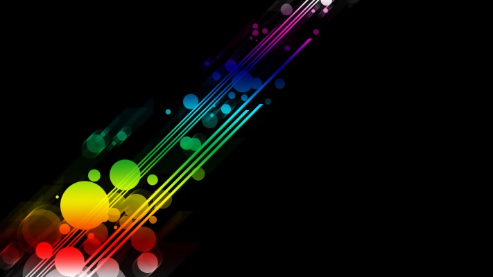 Image For Heart Cool Black And Rainbow Backgrounds 1920x1080