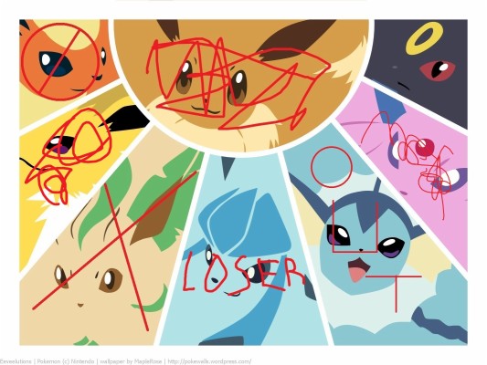 Azuma Minatsu Eevee Espeon Flareon Glaceon Hat Jolteon Flareon