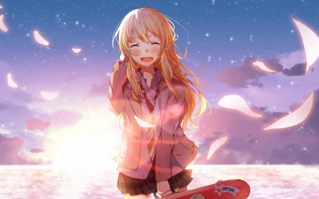 Miyazono Kaori Shigatsu Wa Kimi No Uso Smiling Feathers Shigatsu