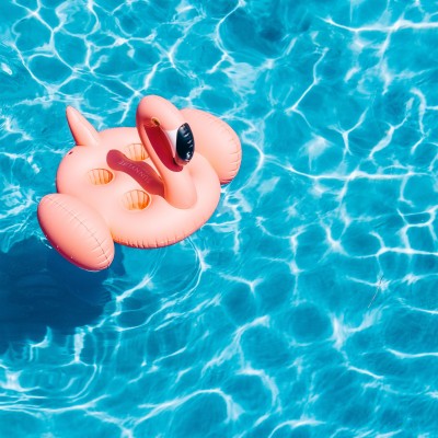 Wallpaper Pool, Water, Flamingo, Summer - Pool Water Background Hd ...