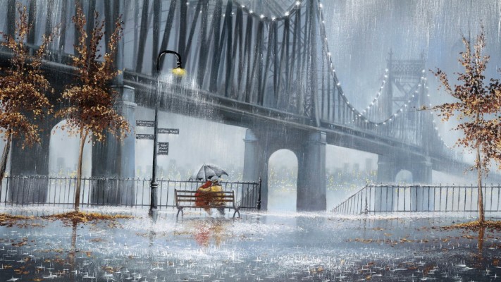 Desktop Animated Rainstrom Rainy Rain Wallpapers Widescreen - Rain Wallpaper  Hd - 2560x1600 Wallpaper 