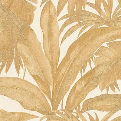 White And Gold Wallpaper - Versace Giungla Palm Leaves - 900x900 ...