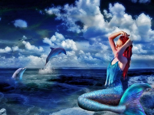 Cute Mermaid Wallpaper Hd - 640x960 Wallpaper - teahub.io