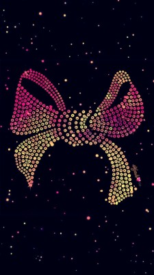 Bling Pink Bow Galaxy Wallpaper - Rose Gold Minnie Mouse - 1080x1920  Wallpaper 