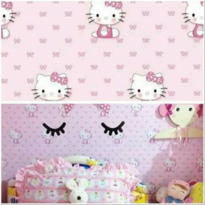  Stiker  Dinding Kamar  Hello  Kitty  700x700 Wallpaper 