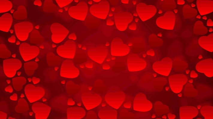 Red Valentines Heart Background Uhd 4k Wallpaper - Red Heart Background ...