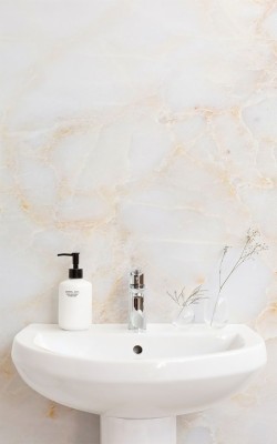 White Marble Wallpaper Bathroom - 600x960 Wallpaper - teahub.io