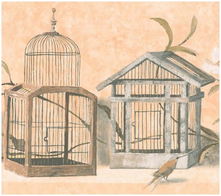 Bird Cage Wallpaper Pastel Shades - 1024x1024 Wallpaper - teahub.io