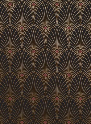 Navy Gold Wallpaper - Art Deco - 1024x1387 Wallpaper - teahub.io