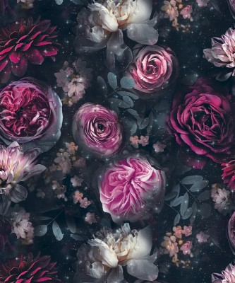 Dark Floral Wallpaper Hd - 1650x1070 Wallpaper - teahub.io