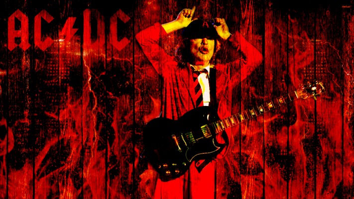 Ac Dc Angus Young - 1366x768 Wallpaper - teahub.io