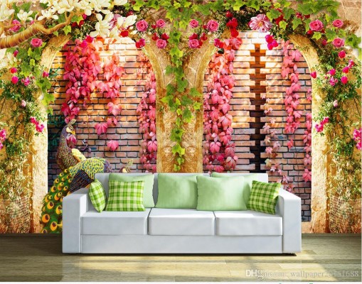 Flower Vine Arch Background Wall - 1018x799 Wallpaper - teahub.io