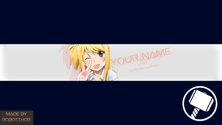 1024 X 576 Pixels Youtube Banner Anime / Banner youtube template png is