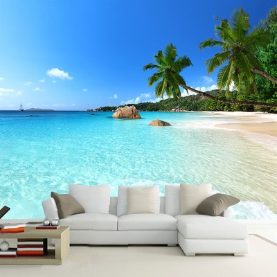 3d Beach Wallpapers Living Room - 750x750 Wallpaper - teahub.io
