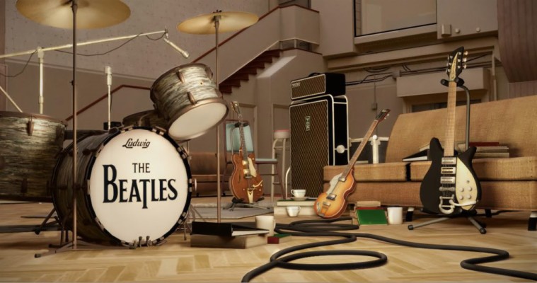 Beatles Rock Band Drum 1024x539 Wallpaper