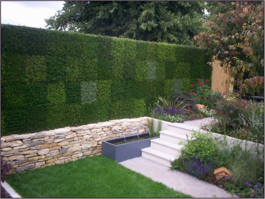 Back Garden Wall Designs - 1159x871 Wallpaper - teahub.io