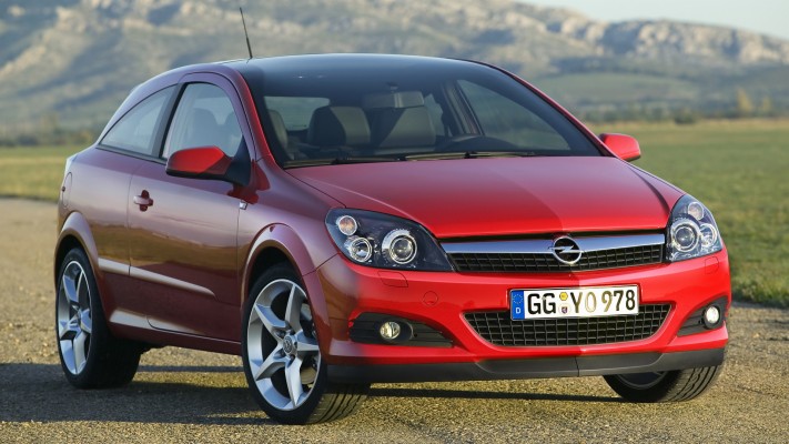 Miniature Minichamps Opel Astra GTC 3 Portes 2006 - Rouge - 1/43 - Limitée