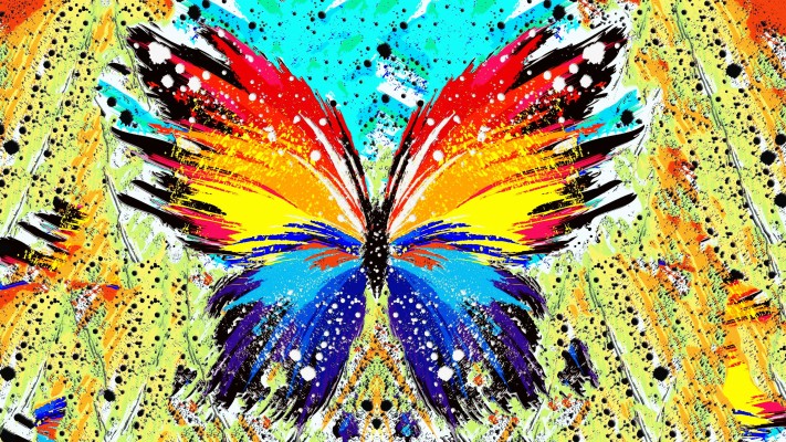 Butterfly Painting - 3840x2160 Wallpaper - teahub.io
