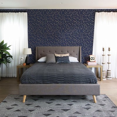 Navy Wallpaper Bedroom Ideas - 1460x1460 Wallpaper - teahub.io