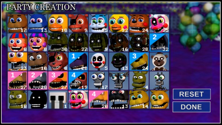 Fnaf World Start Button 1280x720 Wallpaper 