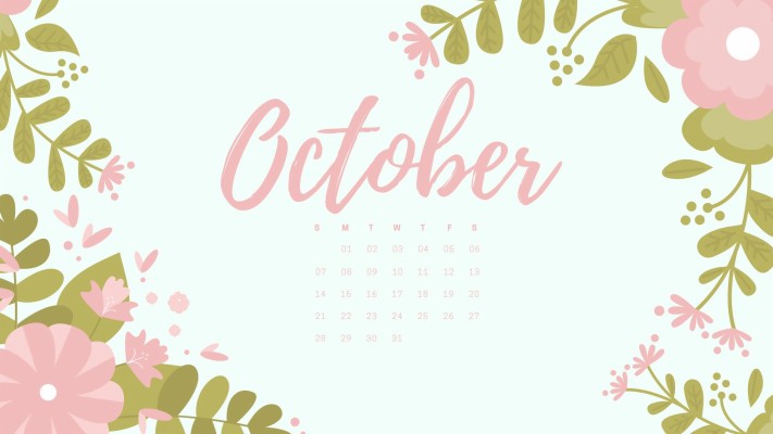 October Calendar Phone Wallpaper - October Calendar Wallpaper Phone ...