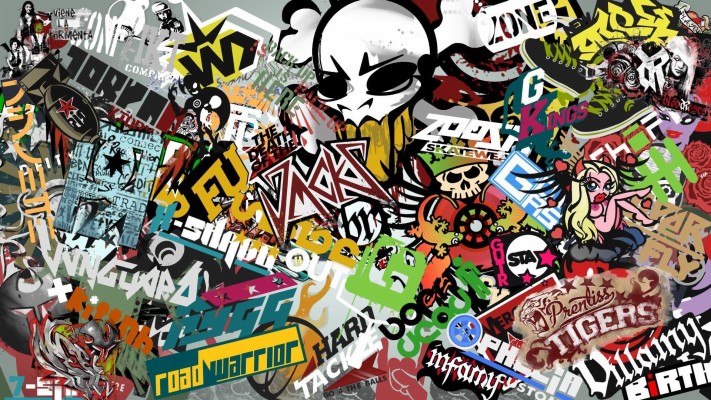 Full Hd 4k Sticker Bomb - 1920x1080 Wallpaper - teahub.io