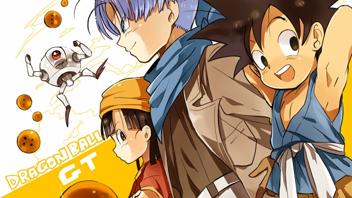 Dragon Ball Gt Giru Trunks Pan Goku Goku Pan And Trunks 1080x2160 Wallpaper Teahub Io