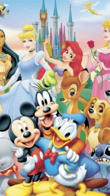 Disney Characters Full Hd - 540x960 Wallpaper - teahub.io