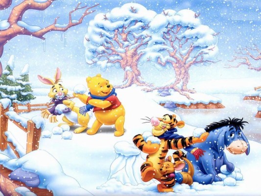Winnie The Pooh Wallpaper Winter - 1024x768 Wallpaper - teahub.io