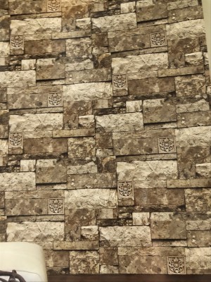 3d Dinding Wallpaper Batu  Alam  Asli Keramik Motif Batu  