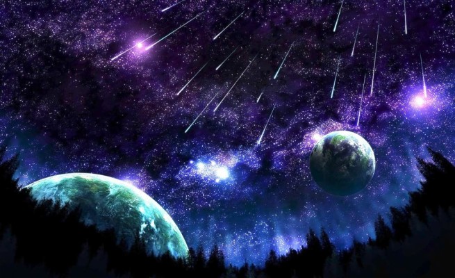 400 Gambar Alam Semesta Hd Hd Gratis - Shooting Star Hd Background