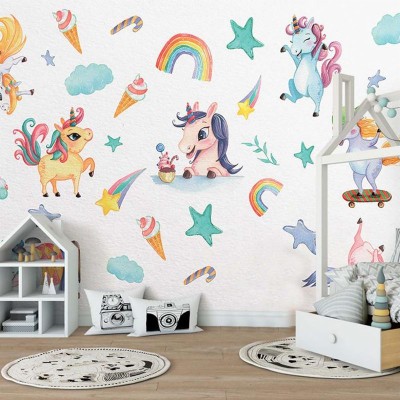 Tema Bilik Tidur  Anak  Perempuan Unicorn  1200x1200 