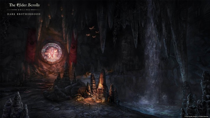 Bruma Dark Brotherhood Sanctuary 19x1080 Wallpaper Teahub Io