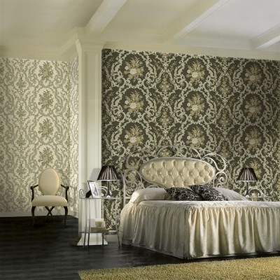 Cream And Gold Wallpaper Bedroom - 768x800 Wallpaper - teahub.io