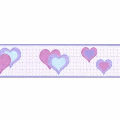 Lilac Wallpaper Border Hearts Silver Uk - 700x700 Wallpaper - teahub.io