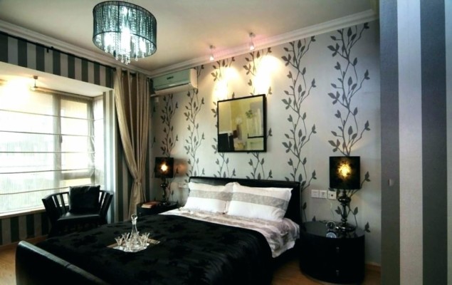 Black And White Room Wallpaper Black Bedroom Wallpaper - Black And