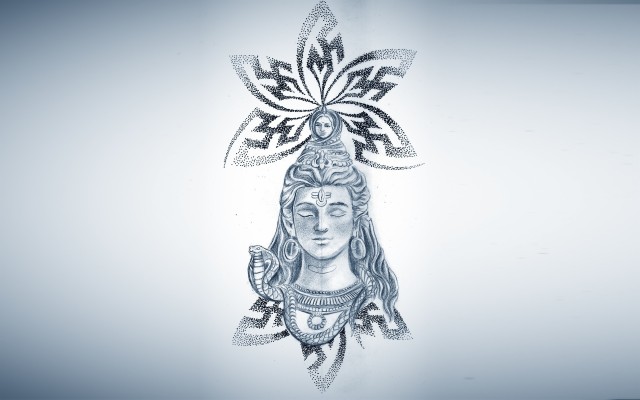 The Lord Shiva Rudra Avatar Pics - Lord Shiva Drawing Hd - 1600x900  Wallpaper 