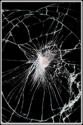 Cracked Phone Screen Hd Prank - 640x960 Wallpaper 
