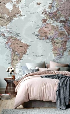World Map Wallpaper Bedroom - 1500x2456 Wallpaper - teahub.io