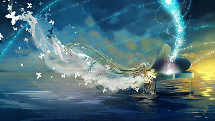 Anime Piano Wallpaper Hd 19x1080 Wallpaper Teahub Io