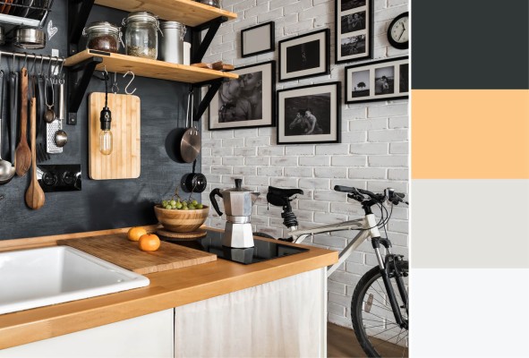Kitchen Wallpaper Accent Wall - 1920x2889 Wallpaper - teahub.io