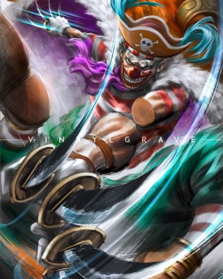 Buggy One Piece Art - 1080x1350 Wallpaper - teahub.io