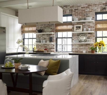 123 1233280 Houston Removable Brick   With Transitional Kitchen 