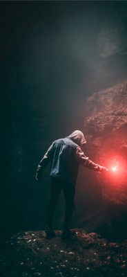 Person Holding Flare - 1125x2436 Wallpaper - teahub.io