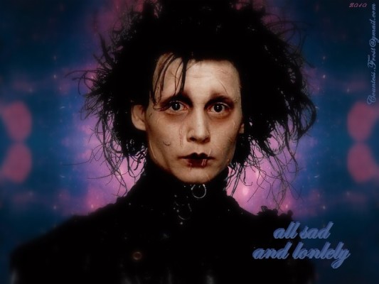 edward scissorhands wallpaper 1366x768